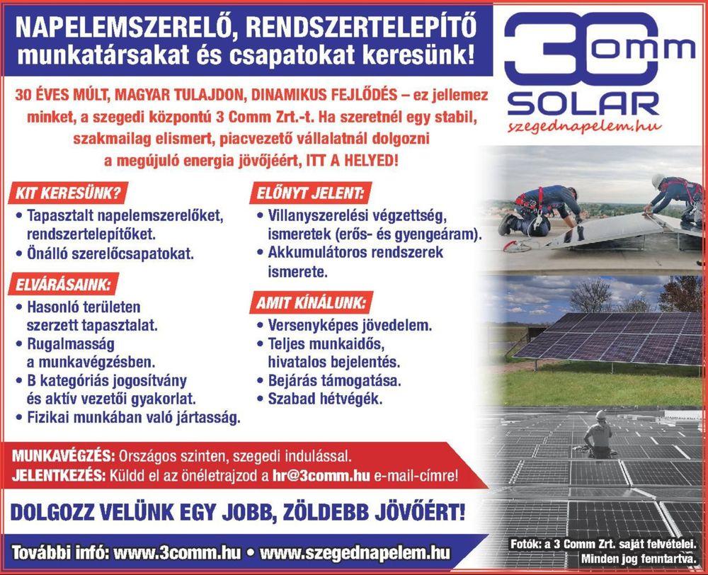 Szeretnél egy profi, nagy csapat részese lenni?