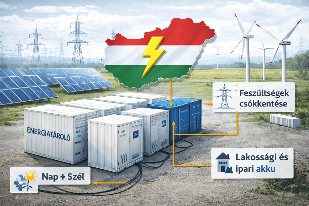 Akkumulátorokkal stabilizált jövő